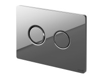 Кнопка смыва для унитаза Cersanit Accento Circle 69074 пластик, цвет глянцевый хром