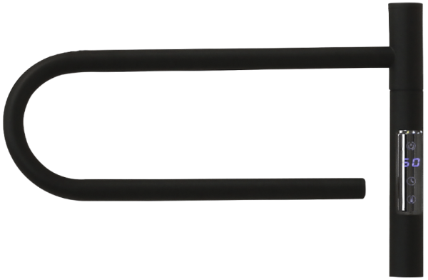 Полотенцесушитель электрический Vincea VTD-1P1BE 40х25 черный