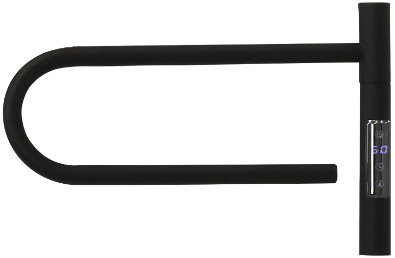 Полотенцесушитель электрический Vincea VTD-1P1BE 40х25 черный