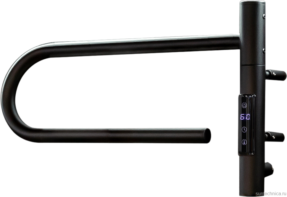 Полотенцесушитель электрический Vincea VTD-1P1BE 40х25 черный