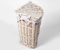 Корзина для белья Wasserkraft Vils WB-560-L белая, большая, угловая Корзина для белья Wasserkraft Vils WB-560-L белая, большая, угловая