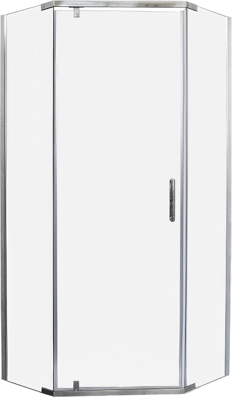 Душевой уголок Grossberg GS4110 90x90 см, профиль хром