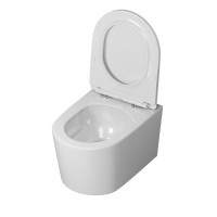 Унитаз подвесной Grossman GR-4499SQ с микролифтом, белый глянец