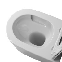 Унитаз подвесной Grossman GR-4499SQ с микролифтом, белый глянец