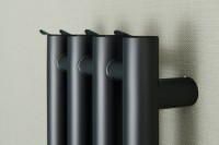 Полотенцесушитель электрический Сунержа Кантата 4.0 31-0886-1559 150x20 см, подключение слева, скрытое подключение слева, матовый черный, I-образный