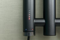 Полотенцесушитель электрический Сунержа Кантата 4.0 31-0886-1559 150x20 см, подключение слева, скрытое подключение слева, матовый черный, I-образный