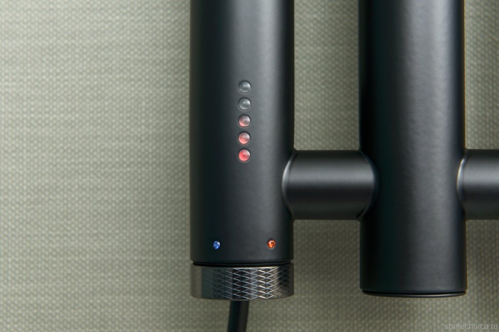 Полотенцесушитель электрический Сунержа Кантата 4.0 31-0886-1559 150x20 см, подключение слева, скрытое подключение слева, матовый черный, I-образный