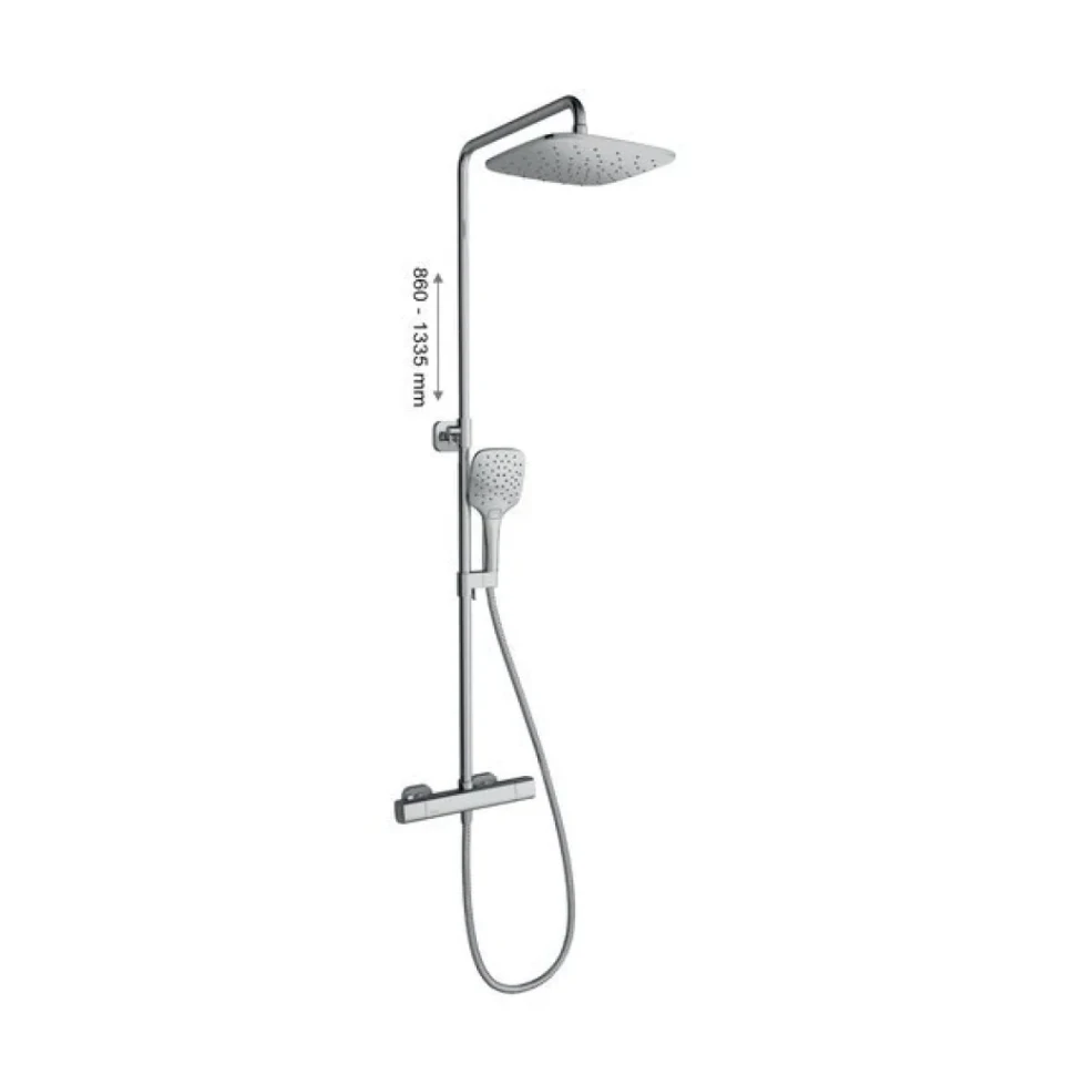 Душевая стойка Ravak 10° Free TD F 091.00/150 хром
