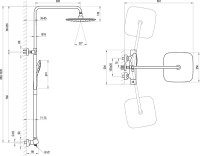 Душевая стойка Ravak 10° Free TD F 091.00/150 хром