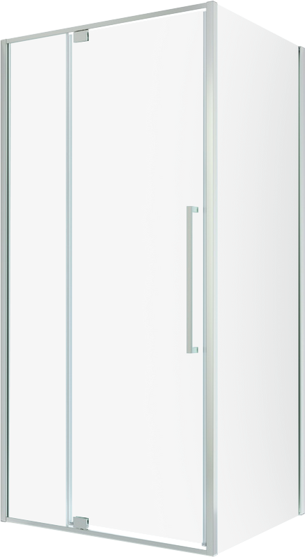 Душевой уголок Black&White Stellar Wind S812 CF 100х100, профиль хром, стекло матовое