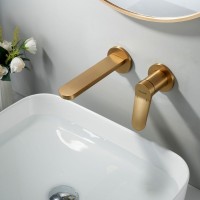 Смеситель для раковины/умывальника встраиваемый Shevanik S4341G, золотой сатин Смеситель для раковины/умывальника встраиваемый Shevanik S4341G, золотой сатин