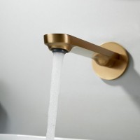 Смеситель для раковины/умывальника встраиваемый Shevanik S4341G, золотой сатин Смеситель для раковины/умывальника встраиваемый Shevanik S4341G, золотой сатин