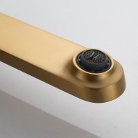 Смеситель для раковины/умывальника встраиваемый Shevanik S4341G, золотой сатин Смеситель для раковины/умывальника встраиваемый Shevanik S4341G, золотой сатин