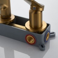 Смеситель для раковины/умывальника встраиваемый Shevanik S4341G, золотой сатин Смеситель для раковины/умывальника встраиваемый Shevanik S4341G, золотой сатин