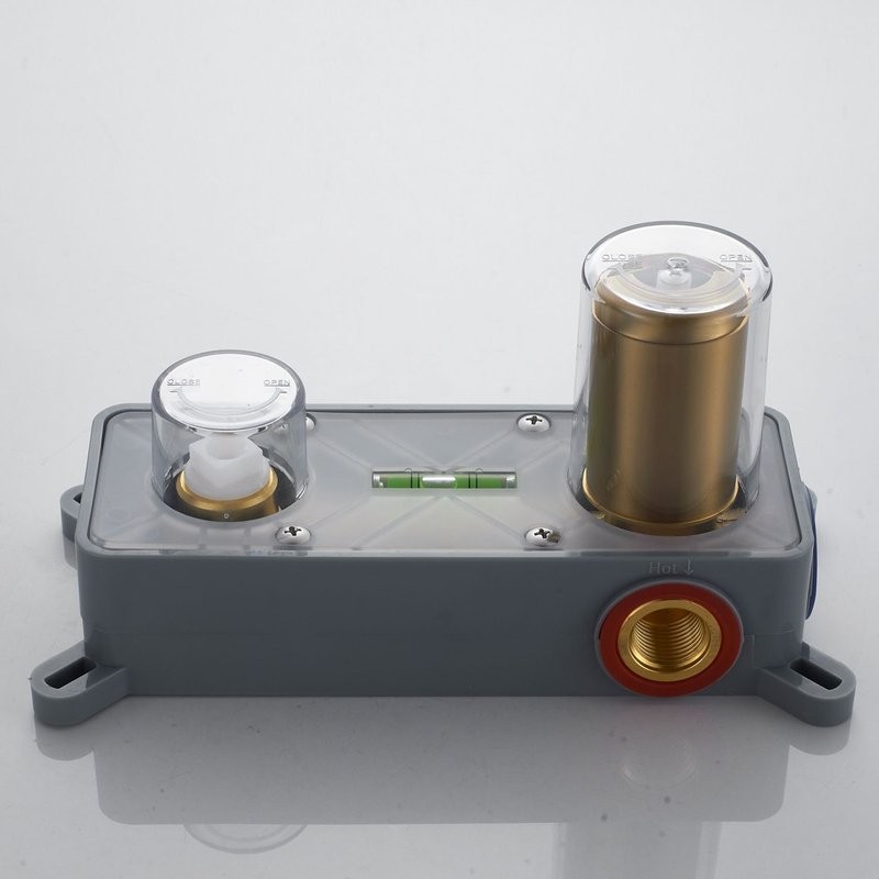 Смеситель для раковины/умывальника встраиваемый Shevanik S4341G, золотой сатин