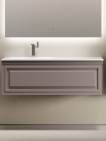 Мебель для ванной комнаты Sancos Very 120 L подвесная, 1 ящик, doha soft