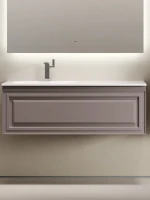Мебель для ванной комнаты Sancos Very 120 L подвесная, 1 ящик, doha soft