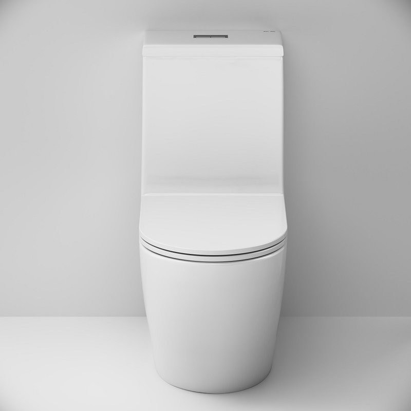 Унитаз-моноблок напольный AM.PM Func C8F8900SC безободковый, с микролифтом, глянцевый белый