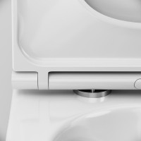Унитаз-моноблок напольный AM.PM Func C8F8900SC безободковый, с микролифтом, глянцевый белый