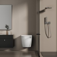 Унитаз подвесной Abber Bequem AC1126P с микролифтом, белый