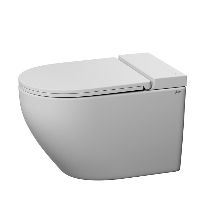 Унитаз подвесной Abber Bequem AC1126P с микролифтом, белый