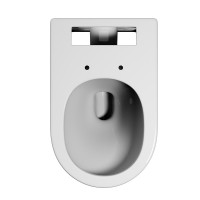 Унитаз подвесной Abber Bequem AC1126P с микролифтом, белый