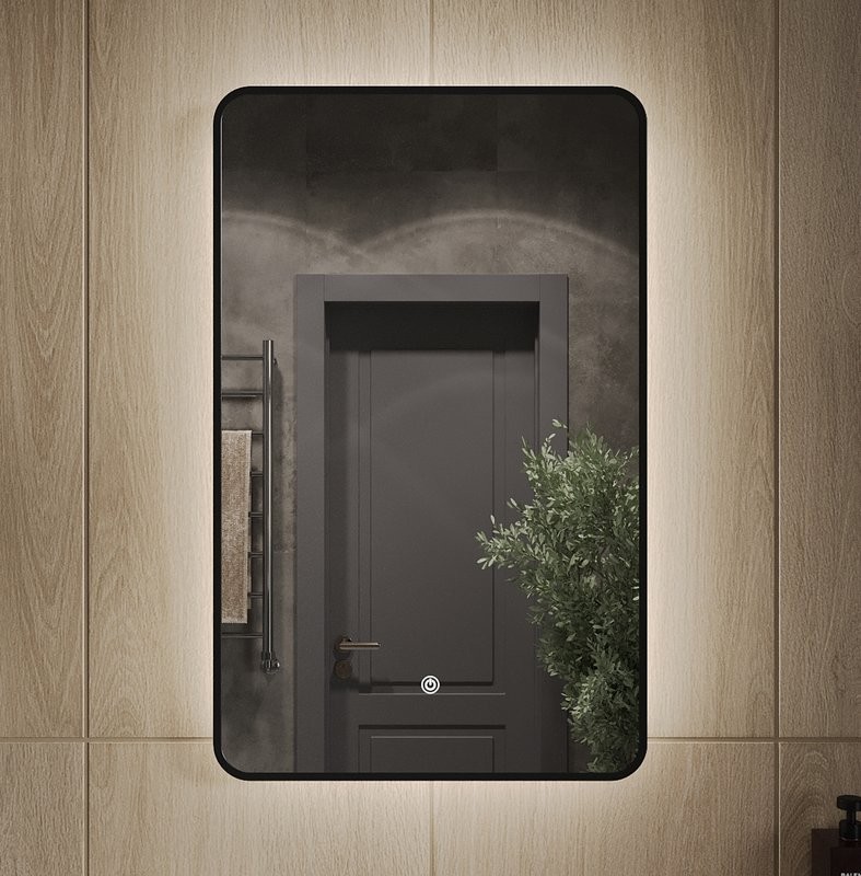 Мебель для ванной комнаты Orange Line 60 черная матовая