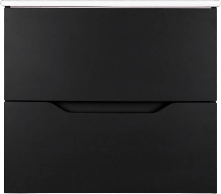 Мебель для ванной комнаты Orange Line 60 черная матовая