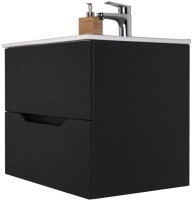 Мебель для ванной комнаты Orange Line 60 черная матовая