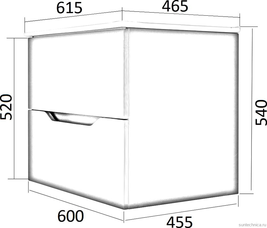 Мебель для ванной комнаты Orange Line 60 черная матовая