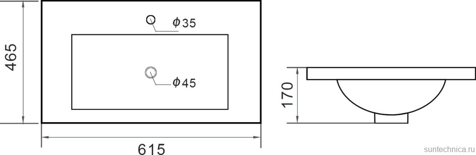Мебель для ванной комнаты Orange Line 60 черная матовая