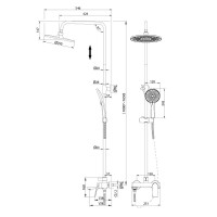 Душевая стойка Grossman Galaxy 500.K35.01.100