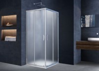 Душевой уголок Vincea Alpha VSS-3AL900MT 90x90, профиль хром, стекло текстурное