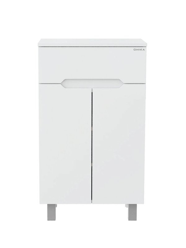 Полупенал Onika Айленд 50 напольный, белый