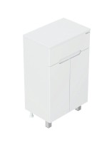 Полупенал Onika Айленд 50 напольный, белый Полупенал Onika Айленд 50 напольный, белый