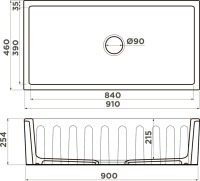 Мойка кухонная Omoikiri Mikura 91-BL черная