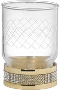 Стакан Boheme Royal Cristal Gold настольный