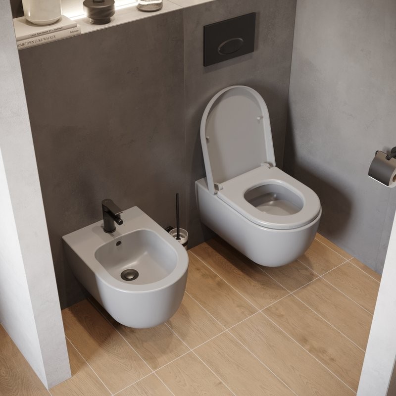 Унитаз подвесной BOCCHI V-Tondo 1416-006-0129 с сиденьем A0302-006