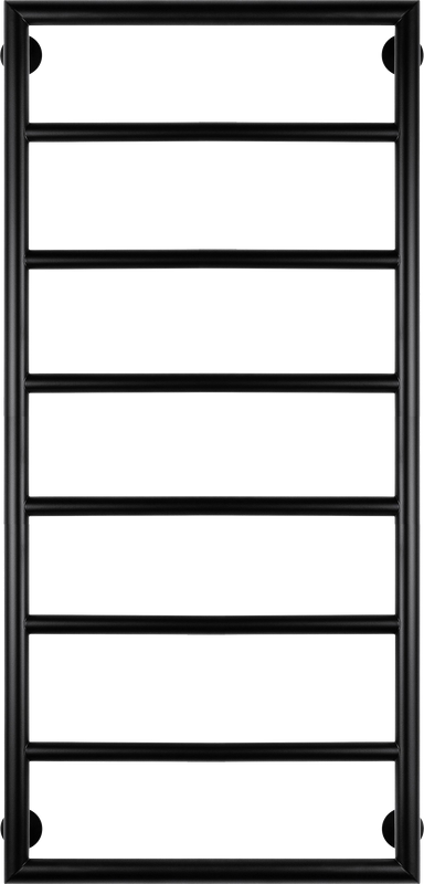 Полотенцесушитель водяной Secado Парма 2 100x55 см, матовый черный, лесенка