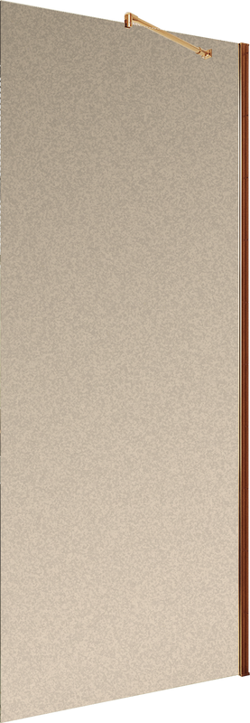 Душевая перегородка Maybahglass MGD-1354-2ш 99 см, профиль бронза, стекло бронза матовое