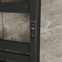 Полотенцесушитель электрический Bauedge Elite AF0025 45x80, черный матовый