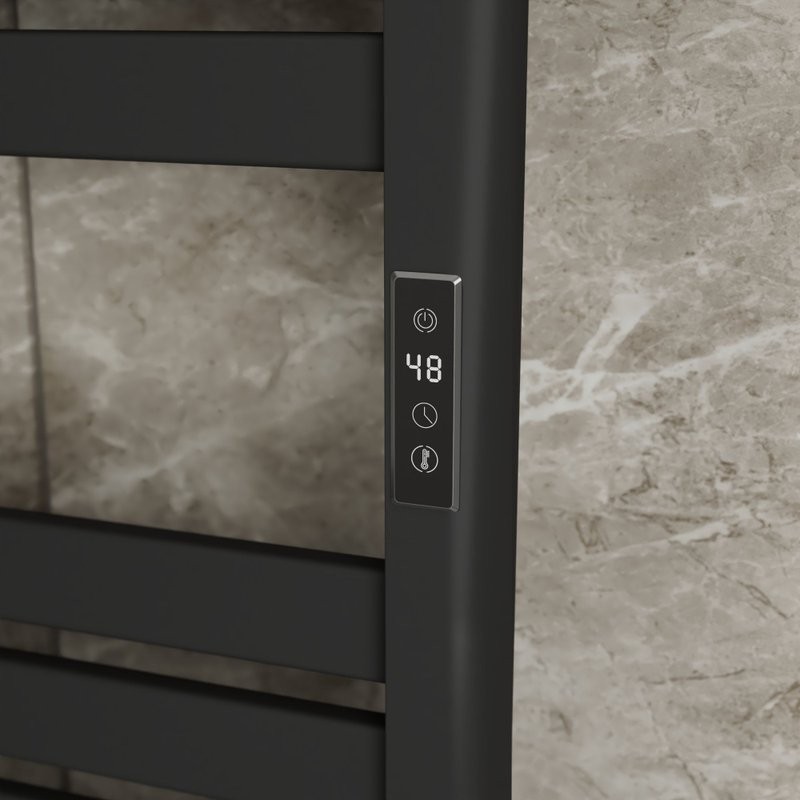 Полотенцесушитель электрический Bauedge Elite AF0025 45x80, черный матовый