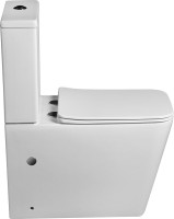 Унитаз-компакт напольный SantiLine SL-5017 безободковый, с микролифтом