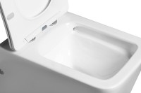 Унитаз-компакт напольный SantiLine SL-5017 безободковый, с микролифтом
