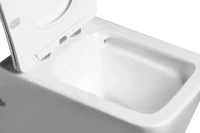 Унитаз-компакт напольный SantiLine SL-5017 безободковый, с микролифтом