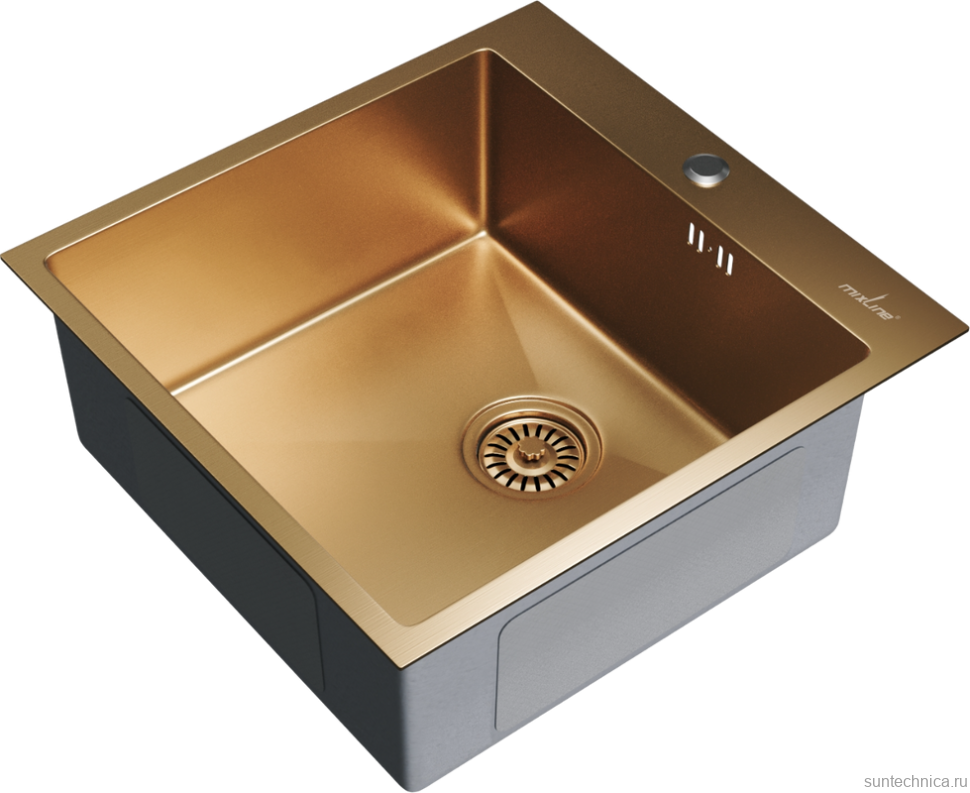 Мойка кухонная Mixline Pro 550549 бронза