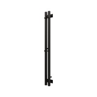 Полотенцесушитель электрический Grota Corsa K N RAL9005 EL 10х120, с крючками, матовый черный