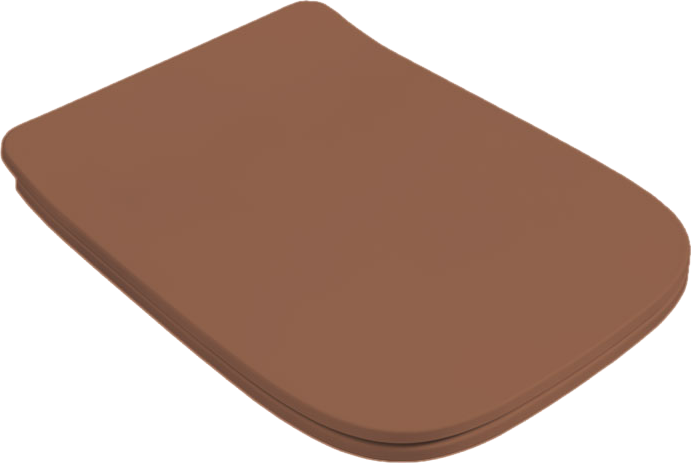Унитаз подвесной ArtCeram A16 Rimless ASV003 40 00 безободковый, с микролифтом, tortora