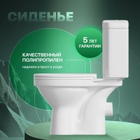 Унитаз-компакт напольный STWORKI Копенгаген SET1704-0505-001-1-0000 с микролифтом