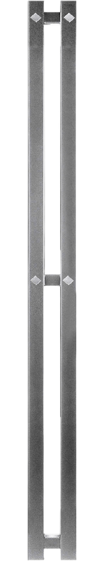 Полотенцесушитель электрический Secado Сандриго 2К 1300/70 130x10 см, подключение слева, графит, I-образный